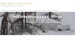 Desktop Screenshot of blogg.magnemyhren.no