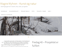Tablet Screenshot of blogg.magnemyhren.no